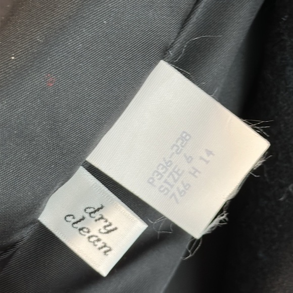 Vintage Pendleton Black 100% Virgin Wool Blazer Size 6 Petite - Picture 16 of 16